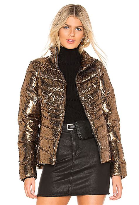 cooling fabric metallic jacket online|Women's Metallic Quilted Jackets .